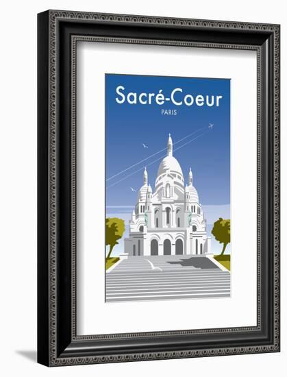 Sacre Coure - Dave Thompson Contemporary Travel Print-Dave Thompson-Framed Giclee Print