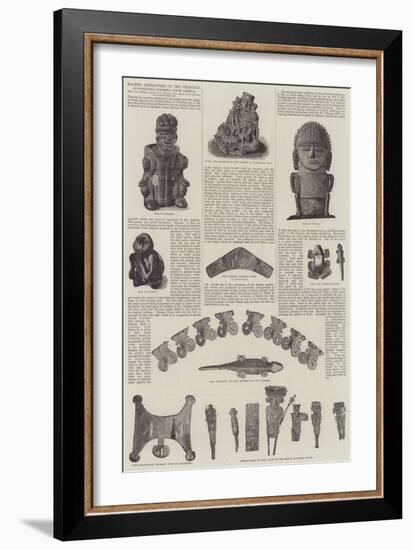 Sacred Antiquities of the Chibchas, at Guatavita, Colombia, South America-null-Framed Premium Giclee Print