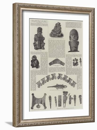 Sacred Antiquities of the Chibchas, at Guatavita, Colombia, South America-null-Framed Giclee Print