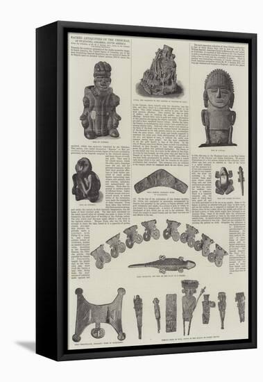 Sacred Antiquities of the Chibchas, at Guatavita, Colombia, South America-null-Framed Premier Image Canvas