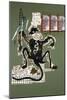 Sacred Ape-Jean-Michel Basquiat-Mounted Giclee Print