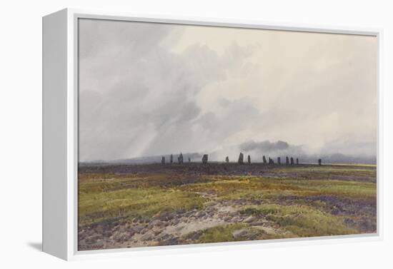 Sacred Circle, Mis Tor, Langstone Moor, Dartmoor , C.1895-96-Frederick John Widgery-Framed Premier Image Canvas