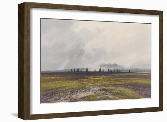 Sacred Circle, Mis Tor, Langstone Moor, Dartmoor , C.1895-96-Frederick John Widgery-Framed Giclee Print