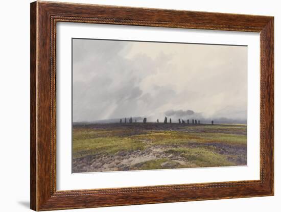 Sacred Circle, Mis Tor, Langstone Moor, Dartmoor , C.1895-96-Frederick John Widgery-Framed Giclee Print