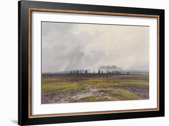 Sacred Circle, Mis Tor, Langstone Moor, Dartmoor , C.1895-96-Frederick John Widgery-Framed Giclee Print