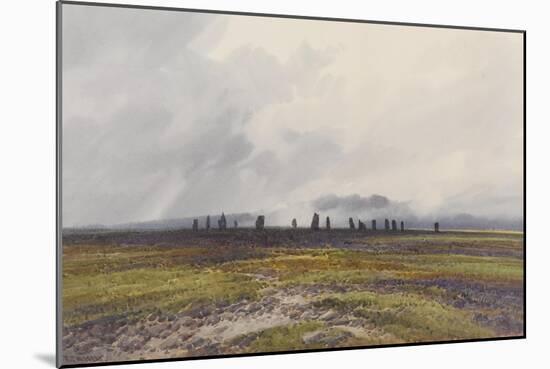 Sacred Circle, Mis Tor, Langstone Moor, Dartmoor , C.1895-96-Frederick John Widgery-Mounted Giclee Print