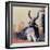 Sacred Cow, Bhuj, 1996 (Oil on Paper)-Mark Adlington-Framed Giclee Print