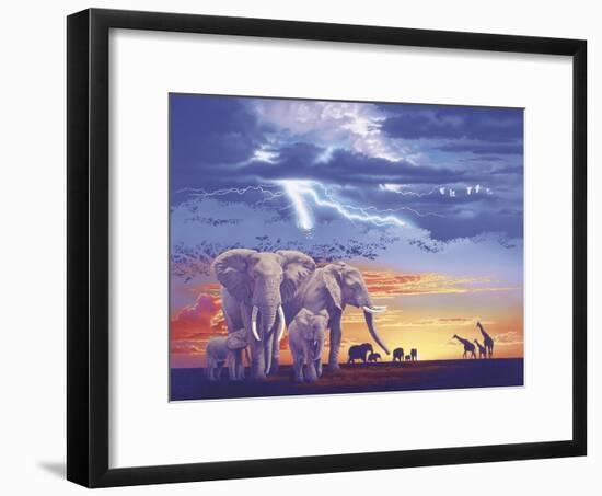 Sacred Family-Joh Naito-Framed Premium Giclee Print