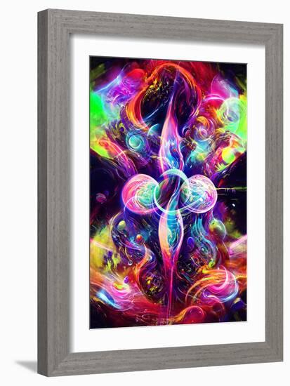 Sacred Flow-null-Framed Art Print