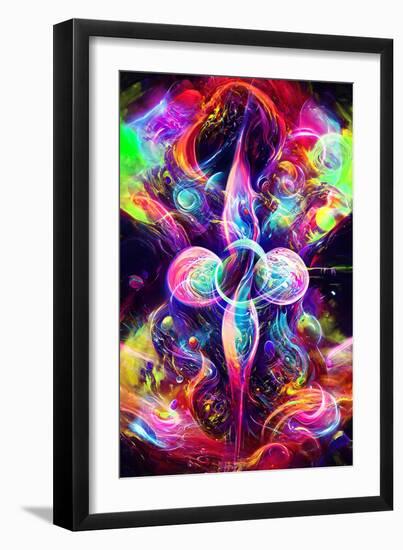 Sacred Flow-null-Framed Art Print