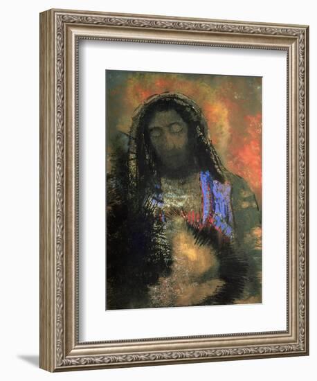 Sacred Heart, 1910-Odilon Redon-Framed Giclee Print