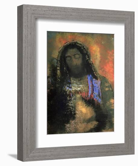 Sacred Heart, 1910-Odilon Redon-Framed Giclee Print