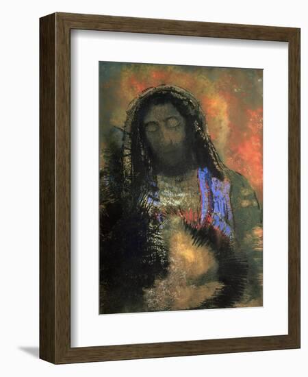 Sacred Heart, 1910-Odilon Redon-Framed Giclee Print