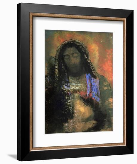 Sacred Heart, 1910-Odilon Redon-Framed Giclee Print