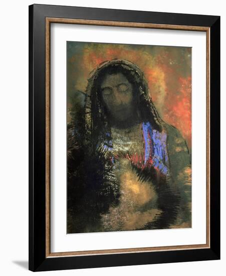 Sacred Heart, 1910-Odilon Redon-Framed Giclee Print