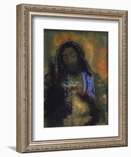 Sacred Heart, 1910-Odilon Redon-Framed Giclee Print