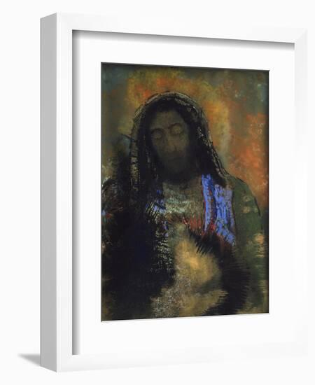 Sacred Heart, 1910-Odilon Redon-Framed Giclee Print