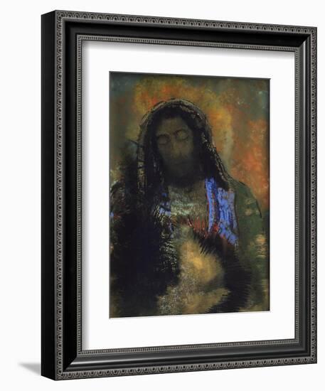 Sacred Heart, 1910-Odilon Redon-Framed Giclee Print