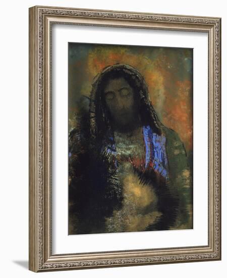 Sacred Heart, 1910-Odilon Redon-Framed Giclee Print