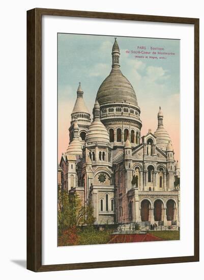 Sacred Heart Basilica, Montmartre-null-Framed Art Print