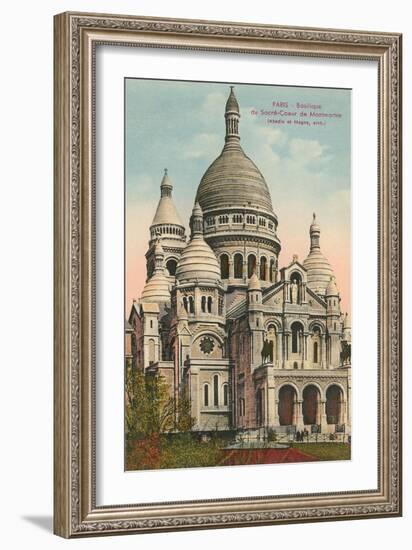 Sacred Heart Basilica, Montmartre-null-Framed Art Print