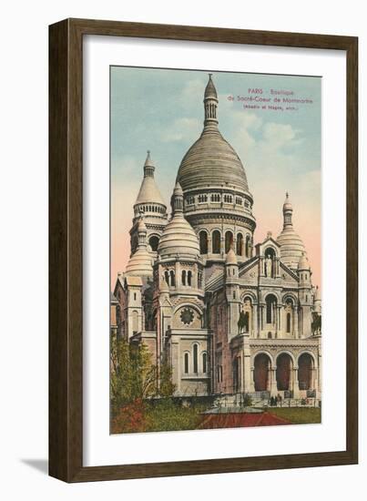 Sacred Heart Basilica, Montmartre-null-Framed Art Print