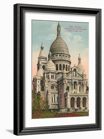 Sacred Heart Basilica, Montmartre-null-Framed Art Print