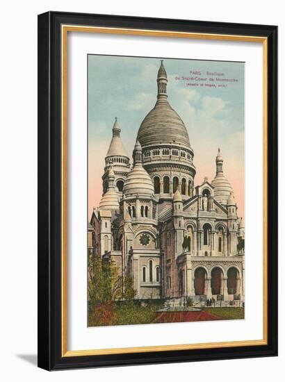 Sacred Heart Basilica, Montmartre-null-Framed Art Print