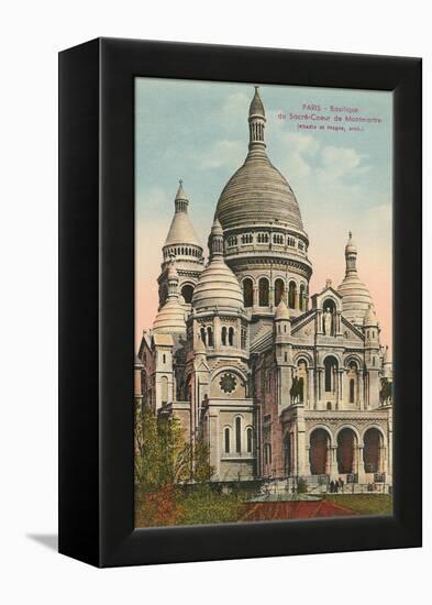 Sacred Heart Basilica, Montmartre-null-Framed Stretched Canvas