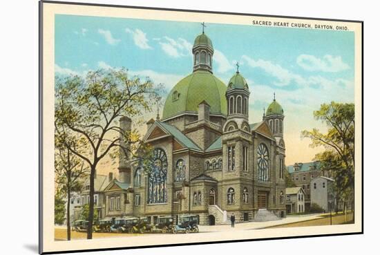 Sacred Heart Church, Dayton-null-Mounted Art Print