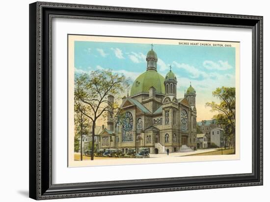 Sacred Heart Church, Dayton-null-Framed Art Print