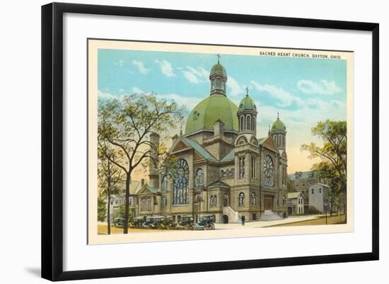 Sacred Heart Church, Dayton-null-Framed Art Print