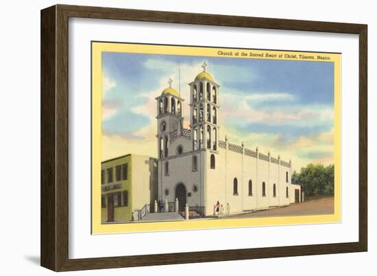 Sacred Heart Church, Tijuana-null-Framed Art Print