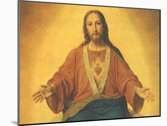 Sacred Heart of Jesus, 1965-null-Mounted Giclee Print