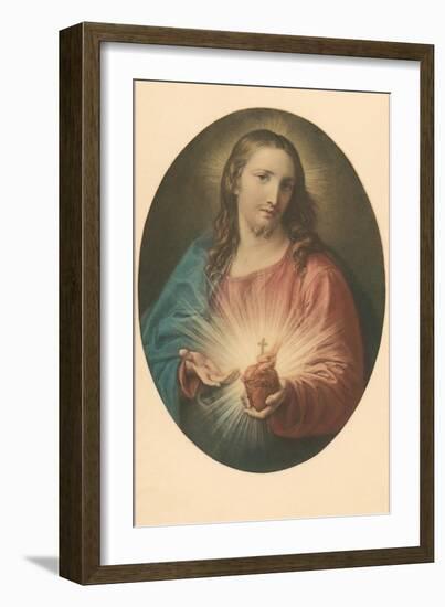 Sacred Heart of Jesus-null-Framed Art Print