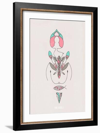 Sacred Molecule by Annimo-null-Framed Premium Giclee Print