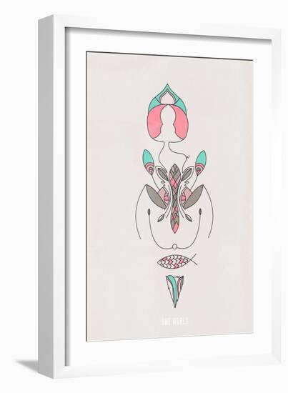 Sacred Molecule by Annimo-null-Framed Premium Giclee Print