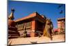Sacred Monkey Temple, Kathmandu, Nepal, Asia-Laura Grier-Mounted Photographic Print