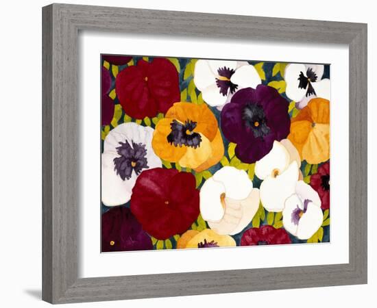 Sacred Pansies-Mary Russel-Framed Giclee Print