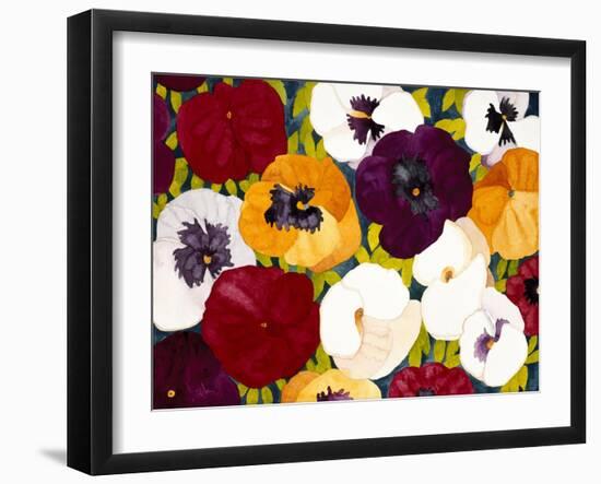 Sacred Pansies-Mary Russel-Framed Giclee Print