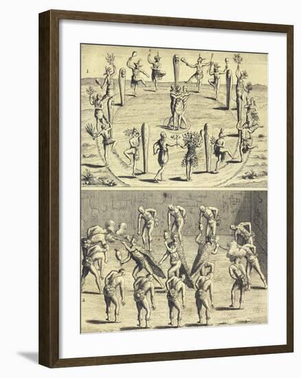 Sacred Rites of Native Canadians-Joseph-Francois Lafitau-Framed Giclee Print