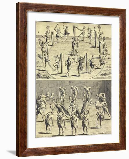 Sacred Rites of Native Canadians-Joseph-Francois Lafitau-Framed Giclee Print