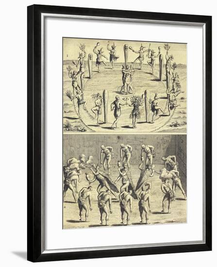 Sacred Rites of Native Canadians-Joseph-Francois Lafitau-Framed Giclee Print