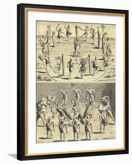 Sacred Rites of Native Canadians-Joseph-Francois Lafitau-Framed Giclee Print