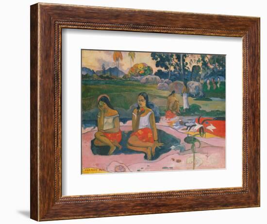 Sacred Spring (Nave Nave Moe), 1894-Paul Gauguin-Framed Giclee Print