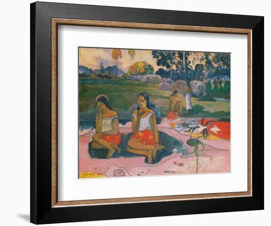 Sacred Spring (Nave Nave Moe), 1894-Paul Gauguin-Framed Giclee Print