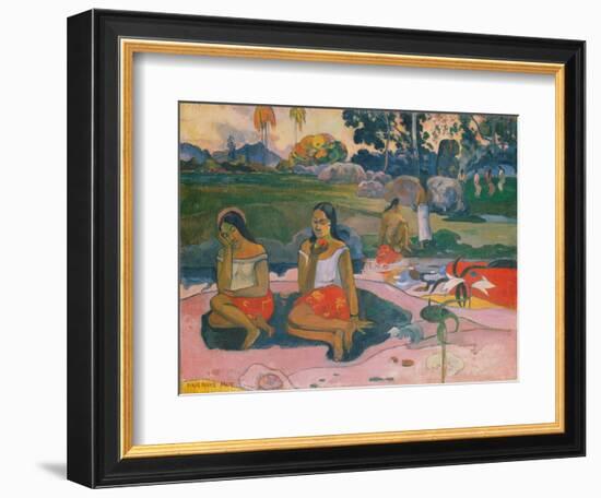 Sacred Spring (Nave Nave Moe), 1894-Paul Gauguin-Framed Giclee Print