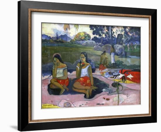 Sacred Spring: Sweet Dreams (Nave Nave Mo), 1894-Paul Gauguin-Framed Giclee Print