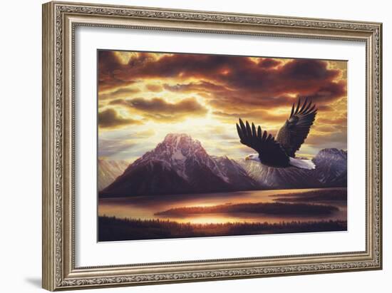 Sacred Vigil-R.W. Hedge-Framed Giclee Print