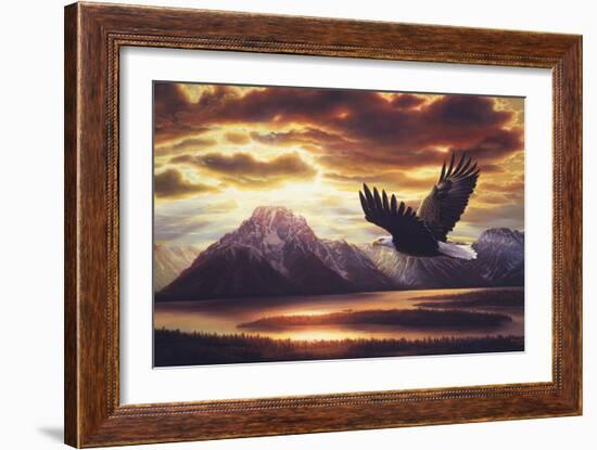 Sacred Vigil-R.W. Hedge-Framed Giclee Print